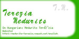 terezia medurits business card